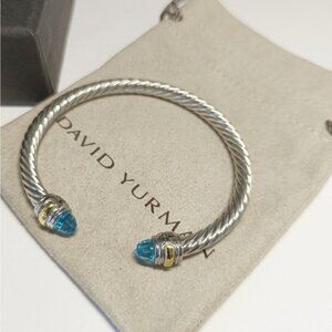 David Yurman Cable Classics Blue Topaz Bracelet
